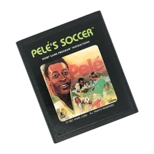 Cartucho de videojuego Pelé's Soccer (Atari 2600, 1987) solo CX2616 - Imagen 1 de 4