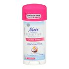 Nair Glides Away Sensitive with Coconut Oil and Vitamin E - Hair Remover 3.3 oz