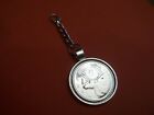 Quarter Coin - Canadian Caribou - Silver Cased Pendant / Charm - 1968 To 2014