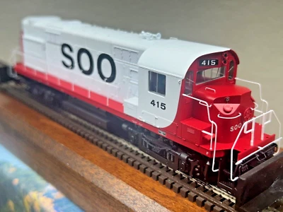 SOO LINE RS27 LOW HOOD ROAD SWITCHER LOCO DCC / "QUANTUM SOUND" HO Scale NEW OOP - Image 1 of 4