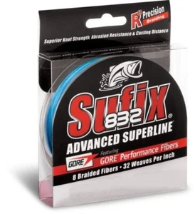 Sufix 832 Advanced Superline x8 Braid 300yd Coastal Camo Fishing Line - Choose L - Picture 1 of 10
