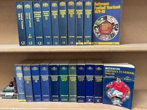 Rothman's Football Yearbook 21 Books Collection 1970-1983 & 1987-1995 ID3896 - Imagen 1 de 3