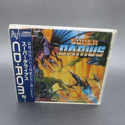 Super Darius PC Engine CD Rom with Spine Card and Manual Japanese Version - Image 1 of 4