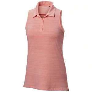 Columbia Golf Women's Omni-Wick Breeze Sleeveless Polo Sorbet Size L or 2XL - Picture 1 of 4