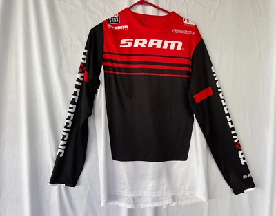 Troy Lee Designs TLD Mens Skyline LS Bike SRAM Jersey Red/Black Large *SAMPLE* - Image 1 of 4