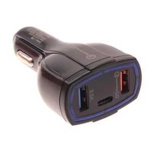 For Samsung Galaxy Z Flip6 - 48W Quick Car Charger 3-Port USB Type-C Port Power - Picture 1 of 6