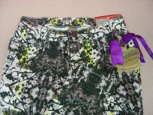 Women's/Juniors PRINCESS VERA WANG Fall Floral Jeggings Size 0 NWT - Picture 1 of 5