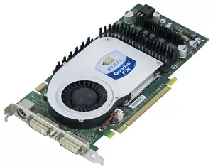 Graphic Card Nvidia QUADRO FX 3400 256MB GDDR3 256-BIT 2xDVI-I S-VIDEO PCI-Ex16 - Picture 1 of 2