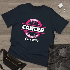 T-shirt personalizzata sopravvissuta al cancro al seno, top personalizzato per il cancro al seno - Foto 1 di 5