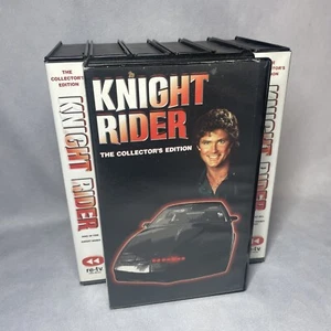 Knight Rider Collector’s Edition VHS Lot of 7 Michael Knight 80s TV - Picture 1 of 11
