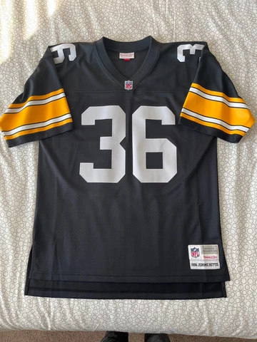 Jerome Bettis Mitchell & Ness Jersey - Black Cover