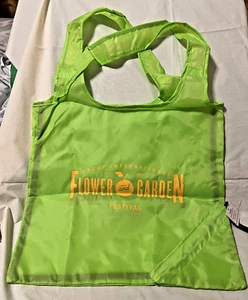 Walt Disney Flower & Garden Tote Bag Epcot International Festival Stuff Bag NWT - Picture 1 of 5