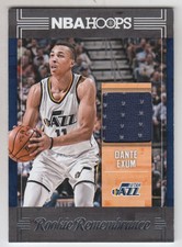2017-18 Hoops Rookie Remembrance Memorabilia #14 Dante Exum Jersey