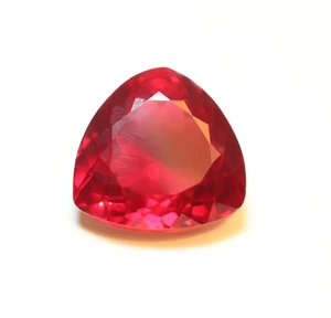 17.25 Carat Mozambique Ruby Trillion Cut Blood Red Loose Natural Gemstone AAA+ - Picture 1 of 9
