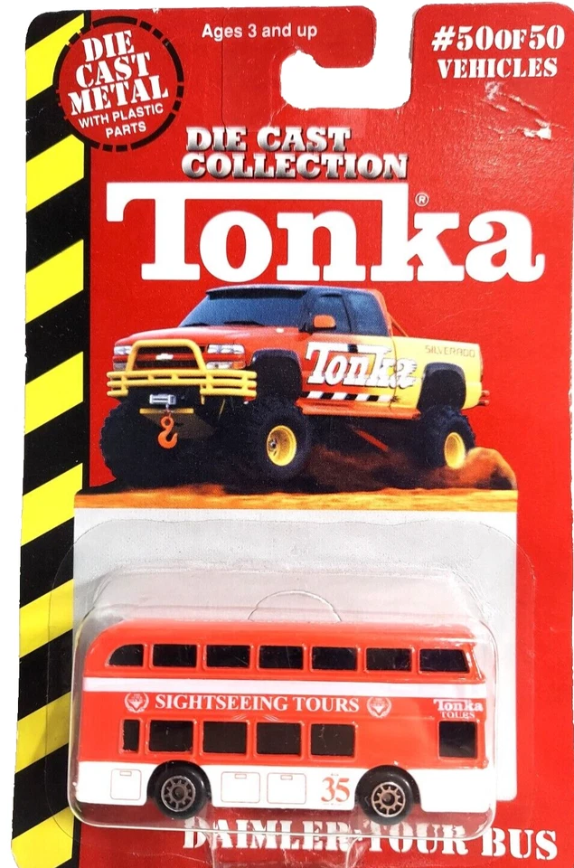 Nuevo autobús DieCast de dos pisos #50 Tonka/Hasbro Foto 1 de 4