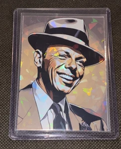 Frank Sinatra Custom Holo Foil Prizm Art Trading Card - Bild 1 von 4