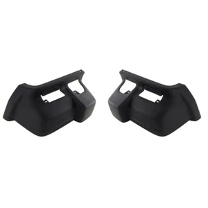 Fits 1997-2001 Jeep Cherokee SUV Front Bumper End Cap Spoiler Textured Black SET - Picture 1 of 4