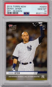 2019 TOPPS NOW DEREK JETER HOF INDUCTION #OS59 - PSA 10 - YANKEES - Picture 1 of 2