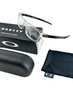 Oakley NEW Currency Polished Clear Frames Black Icon 54-17-133 Eyeglasses OX8026