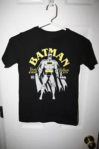Batman Boy's T-Shirt Black Size Small 6/7 - Picture 1 of 2