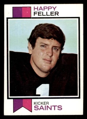 1973 Topps Football #304 Happy Feller NM/MT - Image 1 of 2