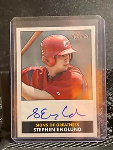Stephan Englund 2007 Topps Heritage Signs Of Greatness Auto-Nacionales - Imagen 1 de 2