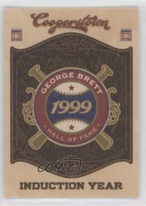 2012 Panini Cooperstown Hall of Fame Classes Induction Year George Brett #16 HOF