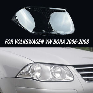 For Volkswagen VW Bora 2006-08 Replace Right Headlight Lens Cover Clear Headlamp