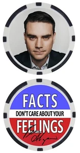 BEN SHAPIRO - POLITICAL COMMENTATOR - POKER CHIP - ***SIGNED/AUTO*** - Picture 1 of 2