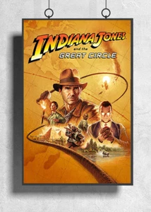 Indiana Jones And The Great Circle Wall Decor Poster, Gif for Fan, Movie Poster - Picture 1 of 6