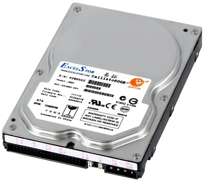 Excelstor Callisto J860 60GB 7200 RPM 2MB ATA / PATA / IDE 3.5" Inch Hard Drive - Image 1 of 3
