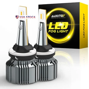 2PCS 880 LED Fog/Driving Light Bulb 3000K Golden Yellow High Power 890 892 899 - Picture 1 of 10