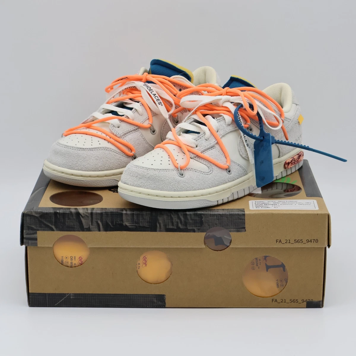 NIKE dunk off-white ナイキ ダンク オフホワイト　19 楽天市場】OFF-WHITE オフホワイト サイズ:29.0cm 19AW NIKE DUNK LOW