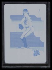 2022 Donruss Printing Plate Cyan 57 Mike Baumann RR Rated Rookie 1/1