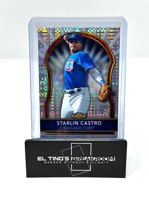 STARLIN CASTRO 2011 Topps Finest 113/299 Xfractor #33 CHICAGO CUBS - Image 1 of 2
