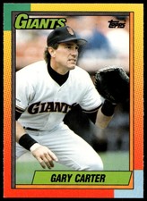 1990 Topps Gary Carter #19T San Francisco Giants
