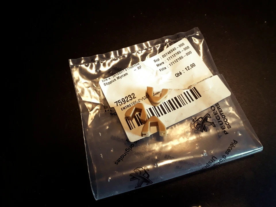 KIT GUIDES DE VARIATEUR ORIGINAL SCOOTERS PEUGEOT V CLIC 2004 / KISBEE 2014-2018 - Photo 1/1