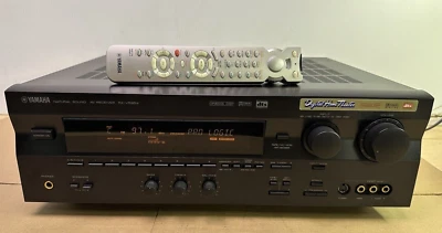 Yamaha RX-V595A AV Receiver Phono Input Composite Video Switching Bundle Remote - Image 1 of 4