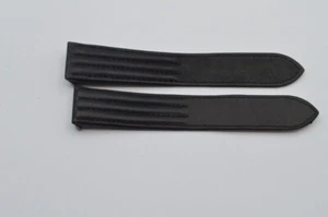 CARTIER ROADSTER LEDER ARMBAND 19MM FALTSCHLIESSE 18MM NEU 19-18 SCHWARZ NEU - Bild 1 von 2