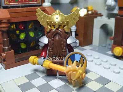 LEGO Castle 7036 diorama Dwarf Dwarf King - Image 1 of 4