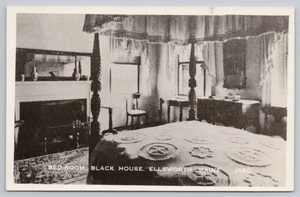 RPPC Bedroom Black House Ellsworth ME UNP - Picture 1 of 2