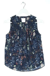 VERO MODA Blusa sin mangas Mujeres Blusa Talla EU 34 azul-marrón-blanco - Imagen 1 de 5