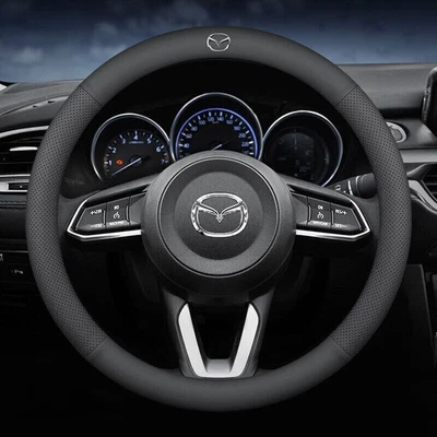 Cubierta de volante de coche de cuero de 15" accesorios de coche para Mazda CX-5 Foto 1 de 4