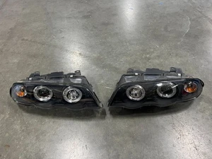 1999 2000 BMW 328I E46 Sedan Aftermarket Halo Headlights Pair Left/Right 0481 - Picture 1 of 24