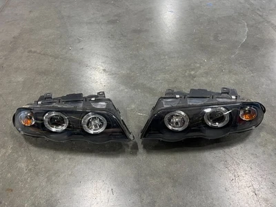 Par de faros halo izquierda/derecha BMW 328I E46 1999 2000 sedán mercado de accesorios 0481 Foto 1 de 4