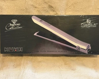 Plancha plancha alisadora Royal Diamond lila de 1,25 pulgadas nueva en caja Foto 1 de 4