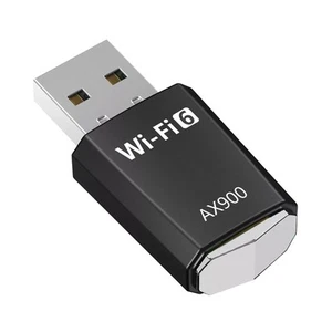 USB WiFi 6 Adapter 900Mbps Dual Band 2.4/5Ghz Wireless Network Dongle 802.11ax - Afbeelding 1 van 11