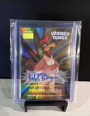 2024 Fleer Retro Looney Tunes Foghorn Leghorn J.Bergman SKYBOX Premium Gold Auto - Image 1 of 2