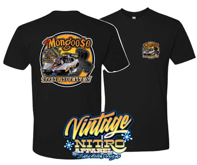 Tom the MONGOOSE McEwen 76 TOON Funny Car (300) T 恤 — 第 1/3 张图片