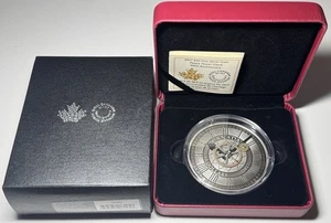 2017 $50 Fine Silver Coin Peace Tower Clock 90th Anniversary 5oz Coin Low Mint - Bild 1 von 2